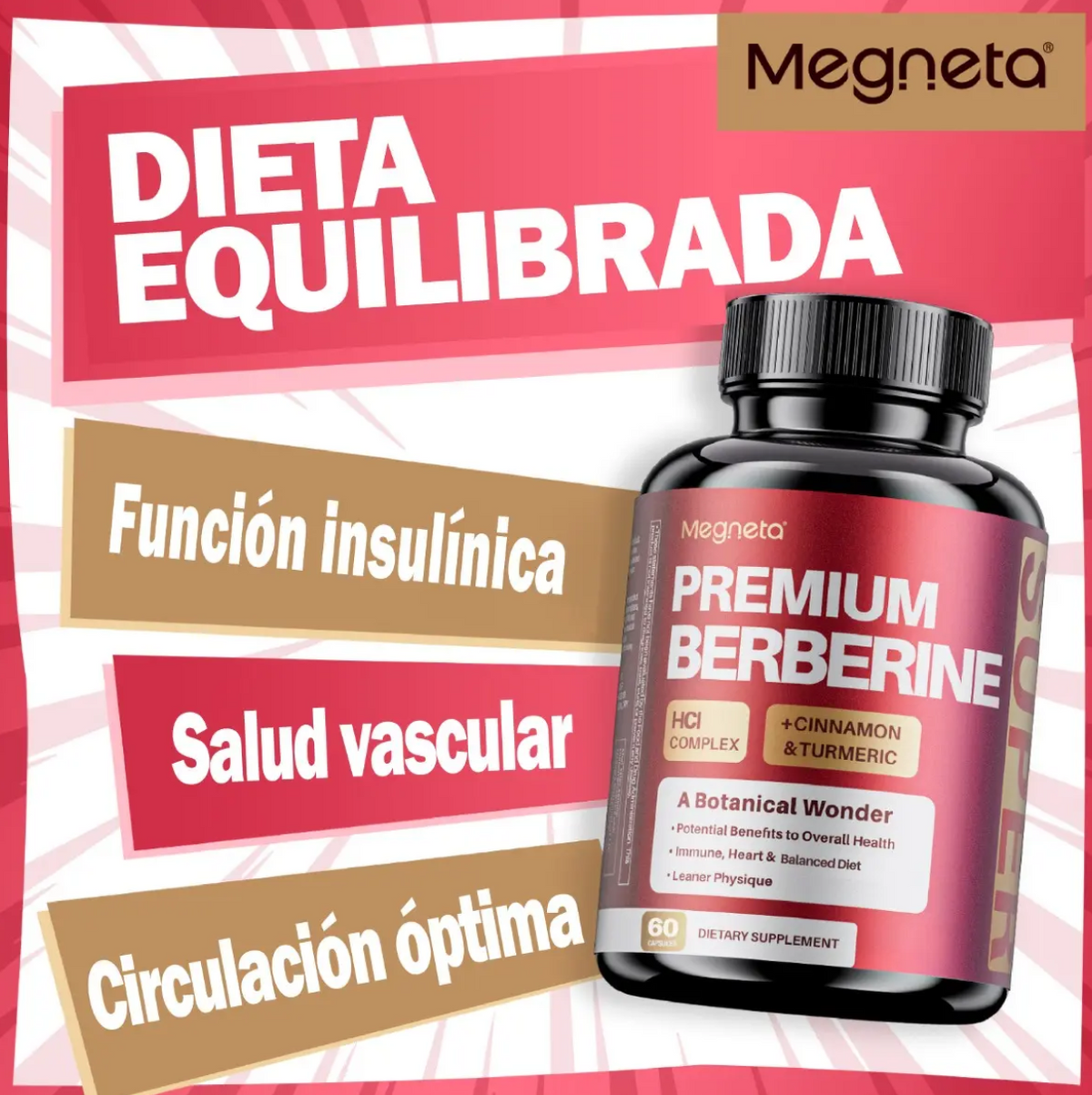 Suplemento Berberina Premium Megneta
