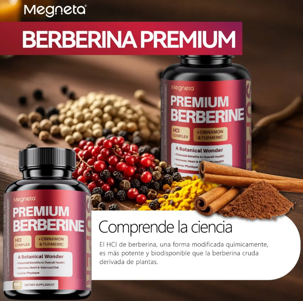 Suplemento Berberina Premium Megneta