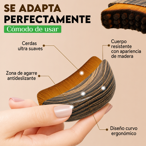 Cepillo Facial para Contorno Linfático